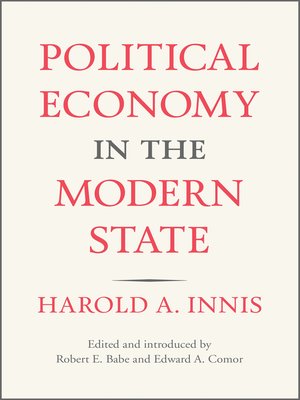cover image of Political Economy in the Modern State